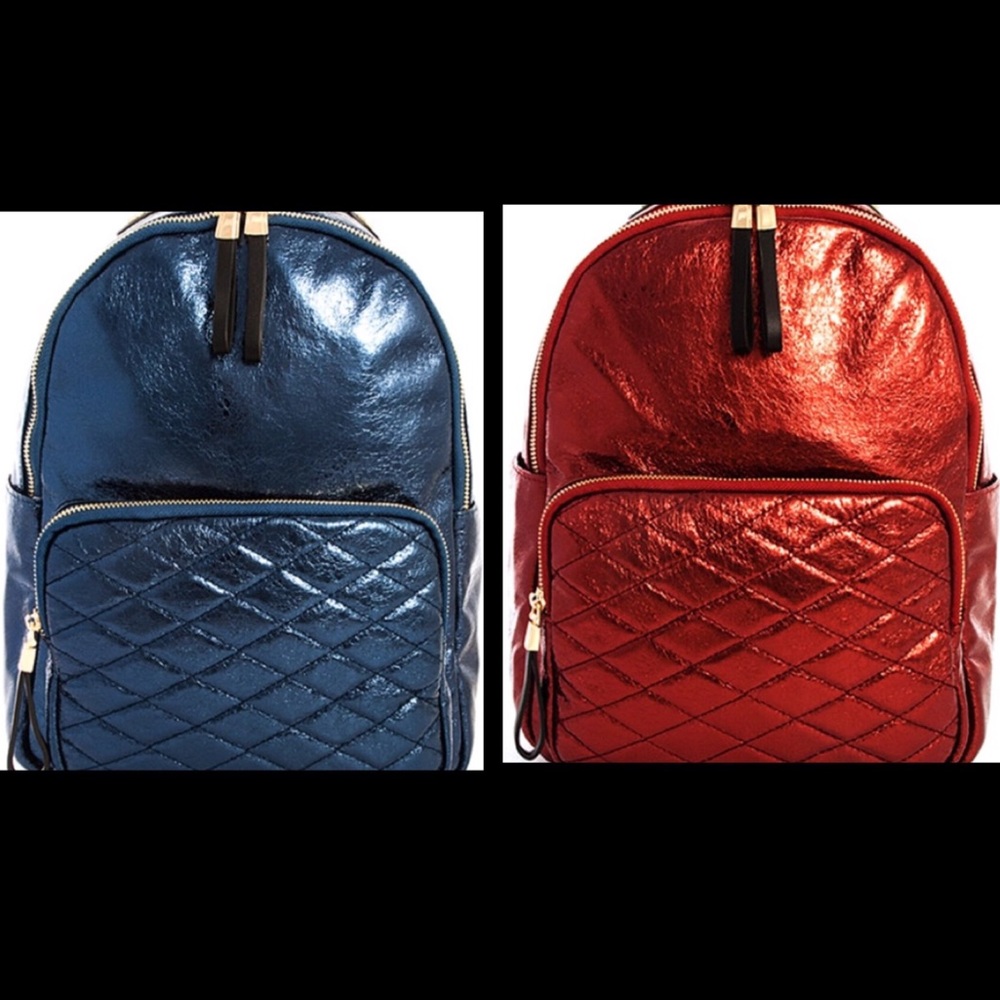 Red or Blue Vegan Backpack